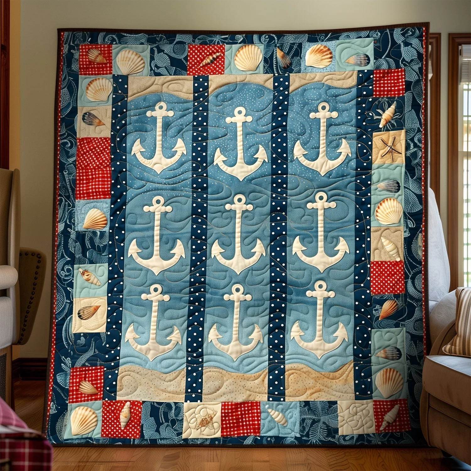 Anchors At Rest Blanket - Image 2