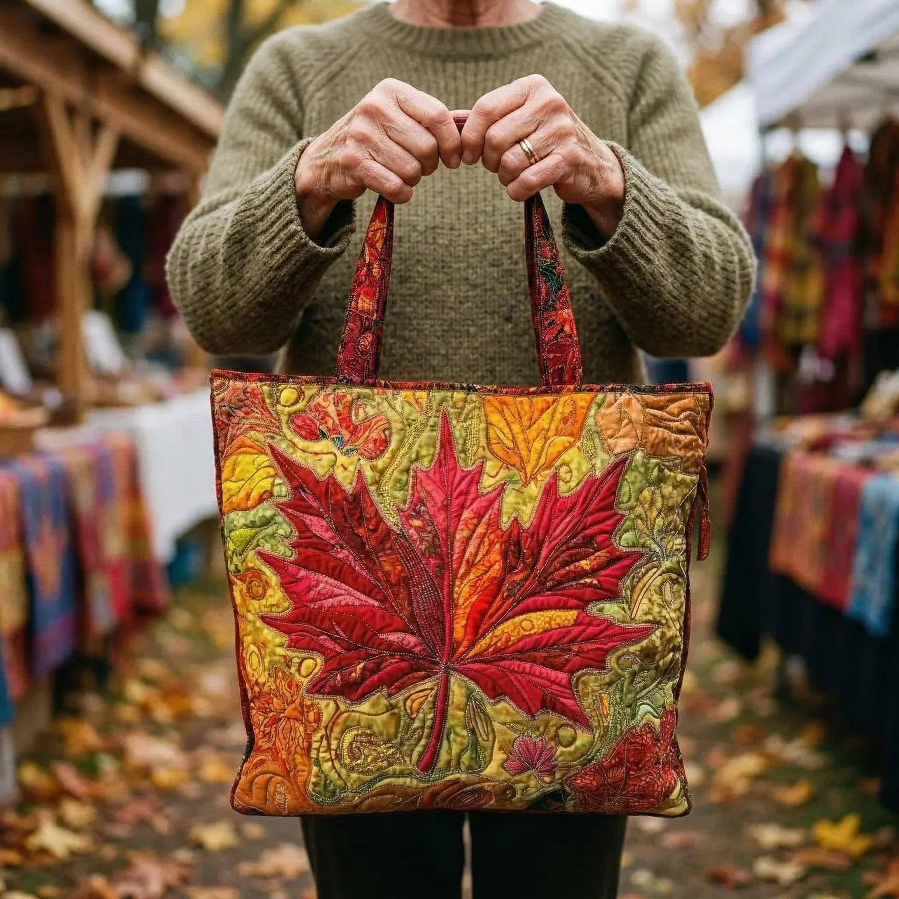 Artisanal Bag - Maple at Sunset - Image 2