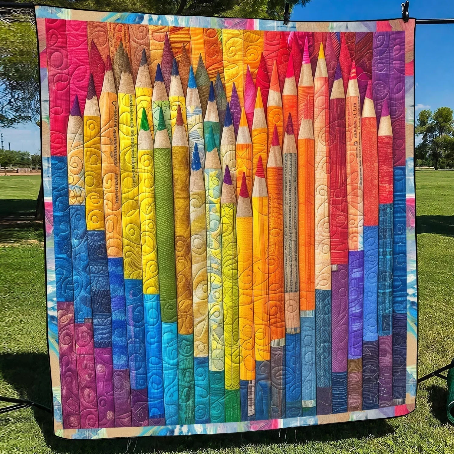 Artistic Spectrum Blanket - Image 2