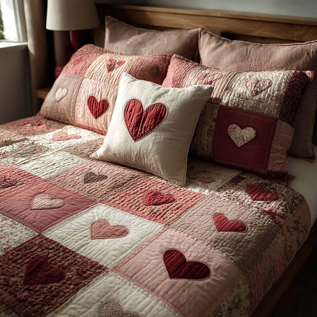 Patchwork Love 3-Piece Bedding Set